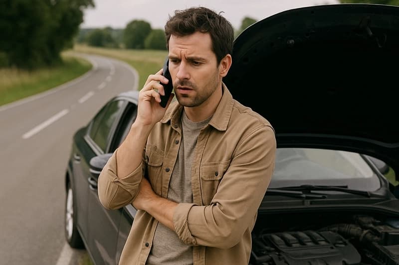 Intervention de remorquage